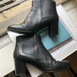 Pedro Garcia ‘Xolani’ black leather booties (41.5)